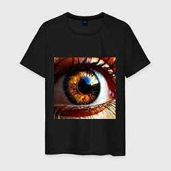 Мужская футболка Золотой карий глаз в стиле стимпанк