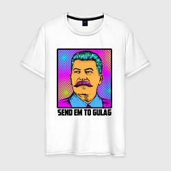 Мужская футболка Send em to gulag