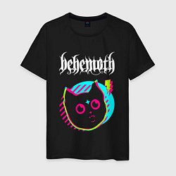 Мужская футболка Behemoth rock star cat