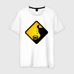 Мужская футболка Знаки опасности - медведь