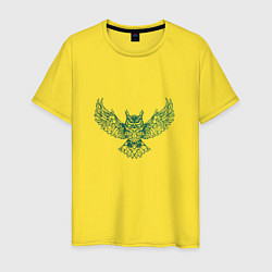 Мужская футболка Векторная сова