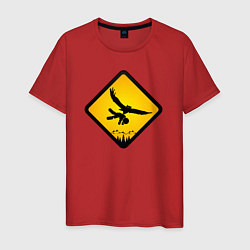 Мужская футболка Знаки опасности- совы