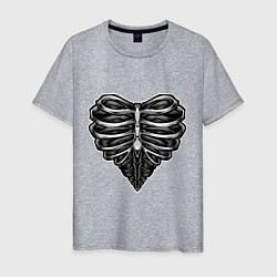 Мужская футболка Ribs heart