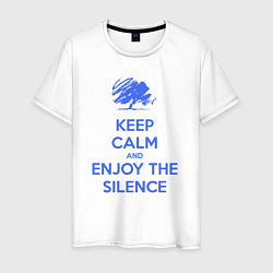 Мужская футболка Keep calm and enjoy the silence