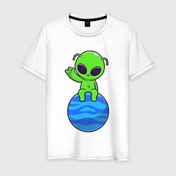 Мужская футболка Привет от пришельца