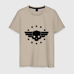 Мужская футболка Helldivers 2: Stars Logo