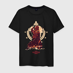 Мужская футболка Helldivers 2: Paratroopers Symbol