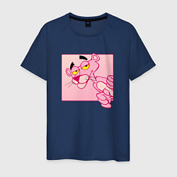 Мужская футболка Розовая пантера из мультфильма