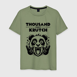 Мужская футболка Thousand Foot Krutch - rock panda