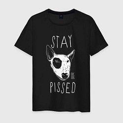 Мужская футболка Stay dog pissed