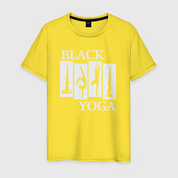 Мужская футболка Black yoga
