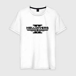 Мужская футболка Helldivers 2 - black