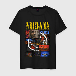 Мужская футболка Nirvana heart box