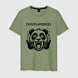 Мужская футболка Disturbed - rock panda