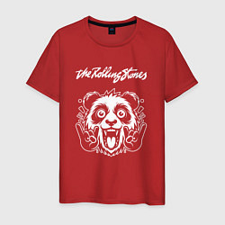 Мужская футболка Rolling Stones rock panda