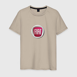 Мужская футболка FIAT sport auto logo