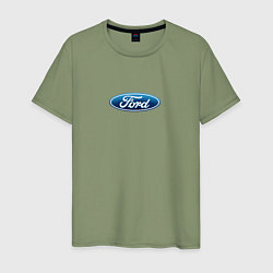 Мужская футболка FORD авто спорт лого
