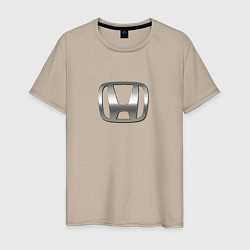 Мужская футболка Honda logo auto grey