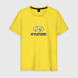 Мужская футболка Hyundai logo авто