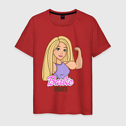 Мужская футболка Barbie power