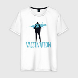 Мужская футболка Вакцинация