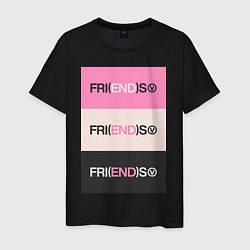 Мужская футболка V Fri END S - friends song