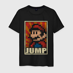 Мужская футболка Jump Mario