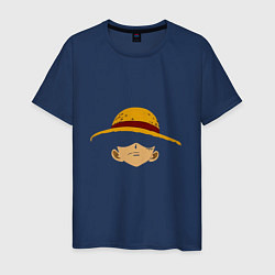 Мужская футболка Луффи Монки соломенная шляпа