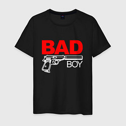 Мужская футболка Bad boy - with gun