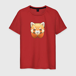 Мужская футболка Маленькая красная панда