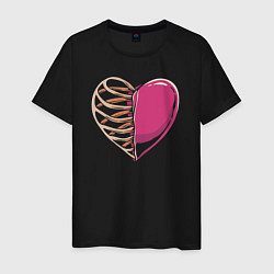 Мужская футболка Сердце в груди