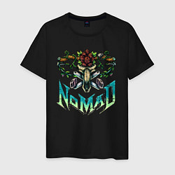 Мужская футболка Skull bike nomad
