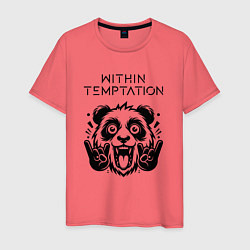 Мужская футболка Within Temptation - rock panda