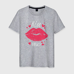 Мужская футболка Kiss me