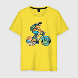 Мужская футболка Nature biker