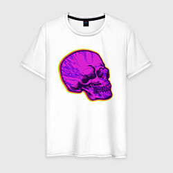 Мужская футболка Пурпурный череп