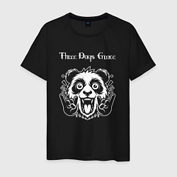 Мужская футболка Three Days Grace rock panda