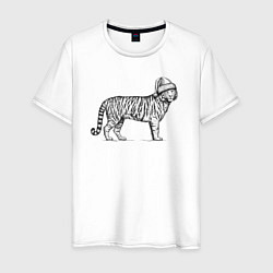 Мужская футболка Тигр новогодний