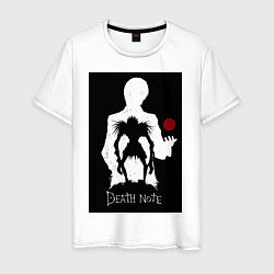 Мужская футболка Тетрадь смерти Рюк яблоко