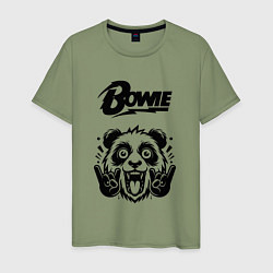 Мужская футболка David Bowie - rock panda