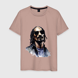 Мужская футболка Snoop dog