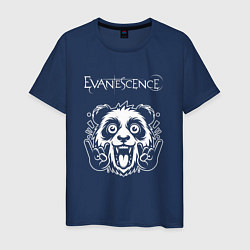 Мужская футболка Evanescence rock panda