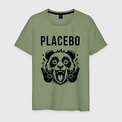 Мужская футболка Placebo - rock panda
