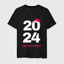 Мужская футболка Выпуск 2024 - окончание школы -ВУЗа