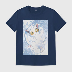 Мужская футболка Судзумэ закрывающая двери Дайджин кот