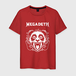 Мужская футболка Megadeth rock panda