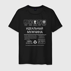 Мужская футболка Идеальный мужчина made in russia