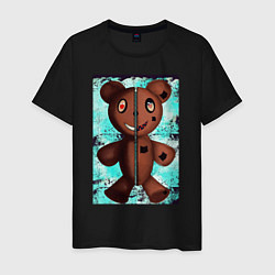 Мужская футболка Криповый медведь