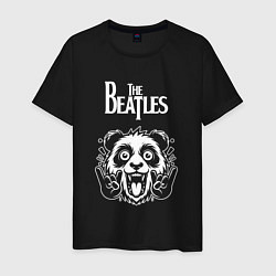 Мужская футболка The Beatles rock panda