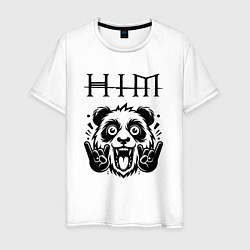 Мужская футболка HIM - rock panda